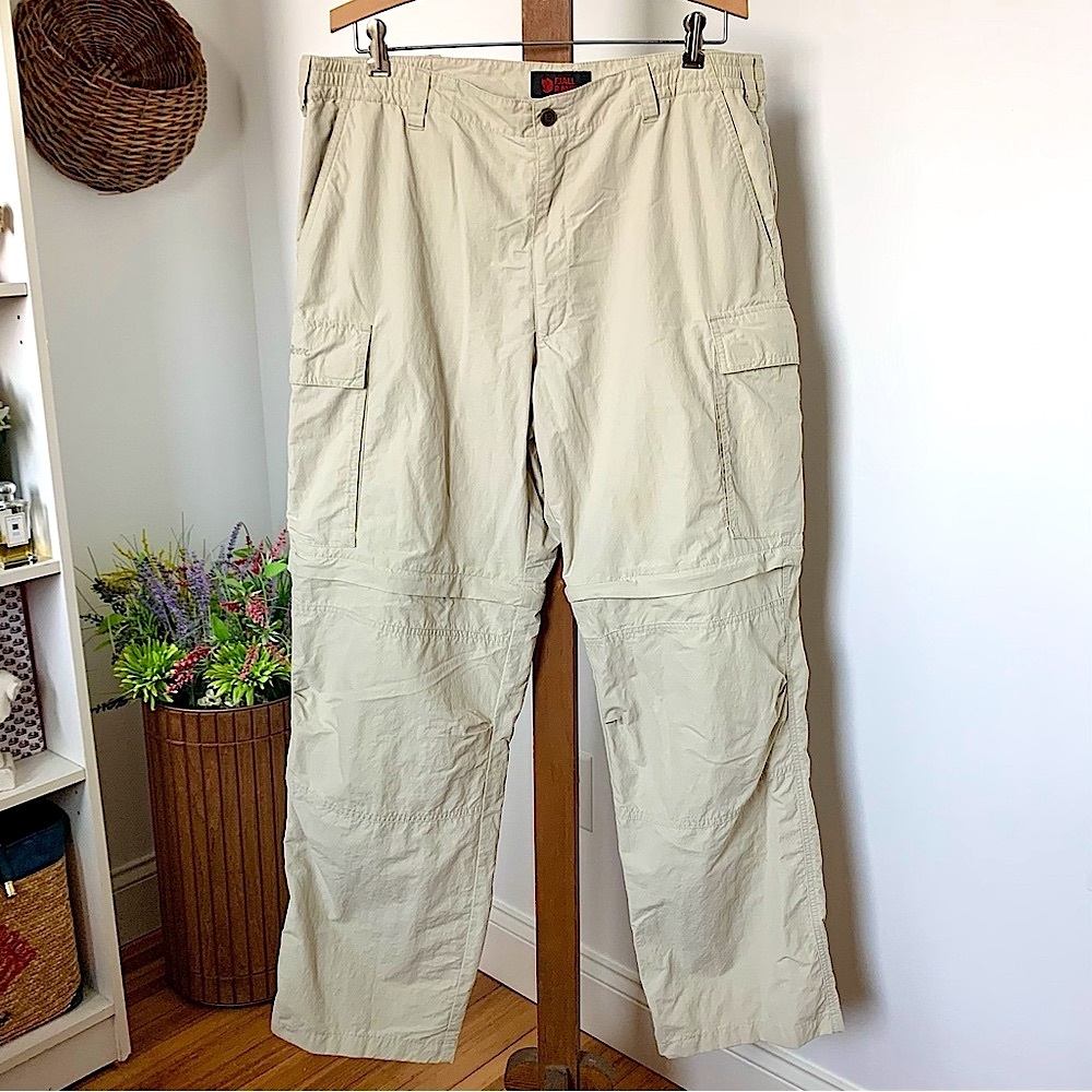 Fjallraven Mens Zip Off Trek Pants Shorts EU 46 / US 36 36x31